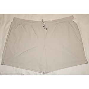 St. John's Bay Tan (Moonbeam) Bermuda Athletic Shorts Mid Rise Size 5x  NWT